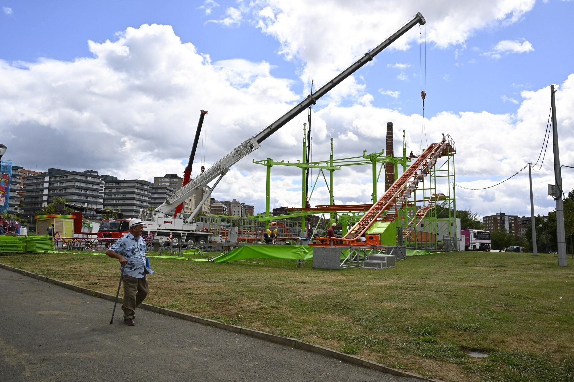 En fotos: las barracas se despiden del parque Etxebarria hasta el año que viene