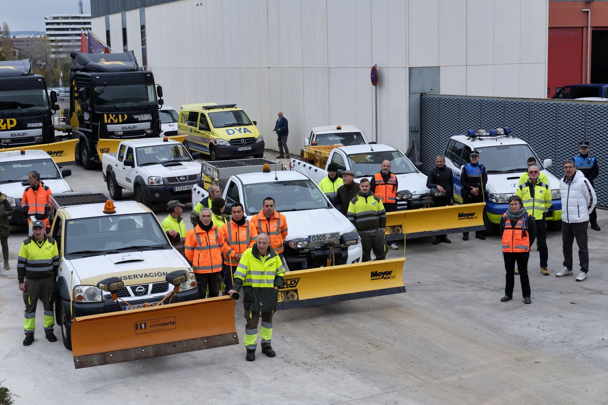 Pamplona activa su Plan de Actuación ante Nevadas