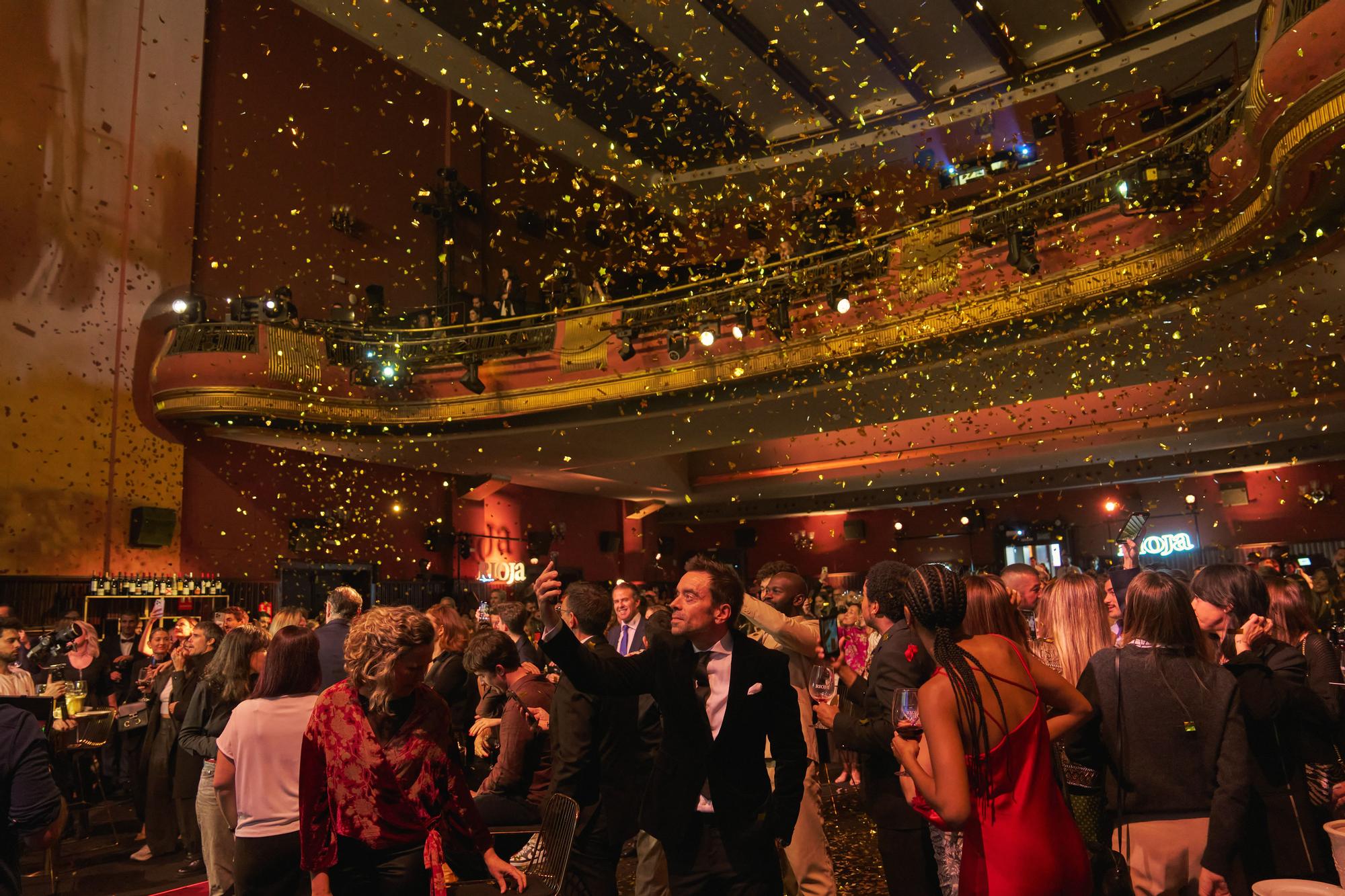Interior del Cine Callao de Madrid durante el evento