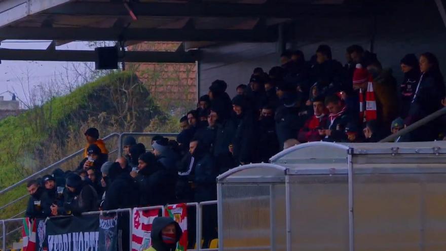 Herri Norte se &#039;cuela&#039; en el partido del Athletic de la Youth League en Praga