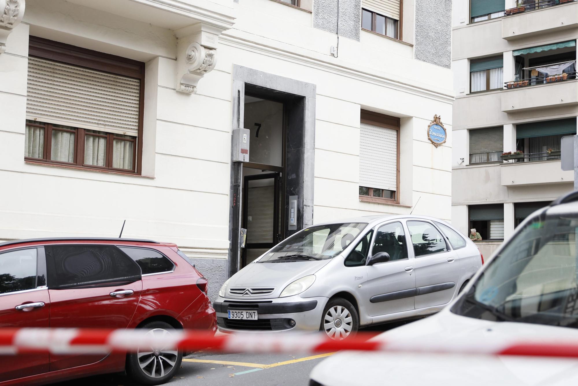 En imágenes: Matan a una persona con arma blanca en Bilbao