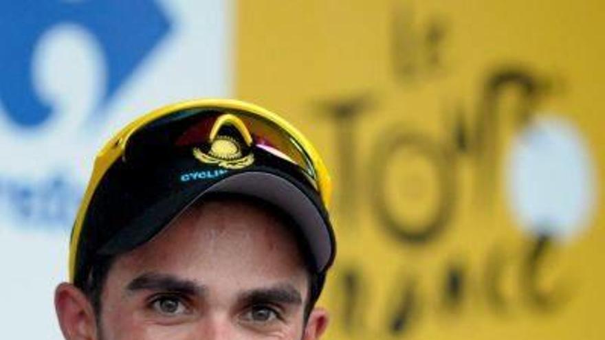 Contador dice que la opción  del astana &quot;va cogiendo forma&quot;