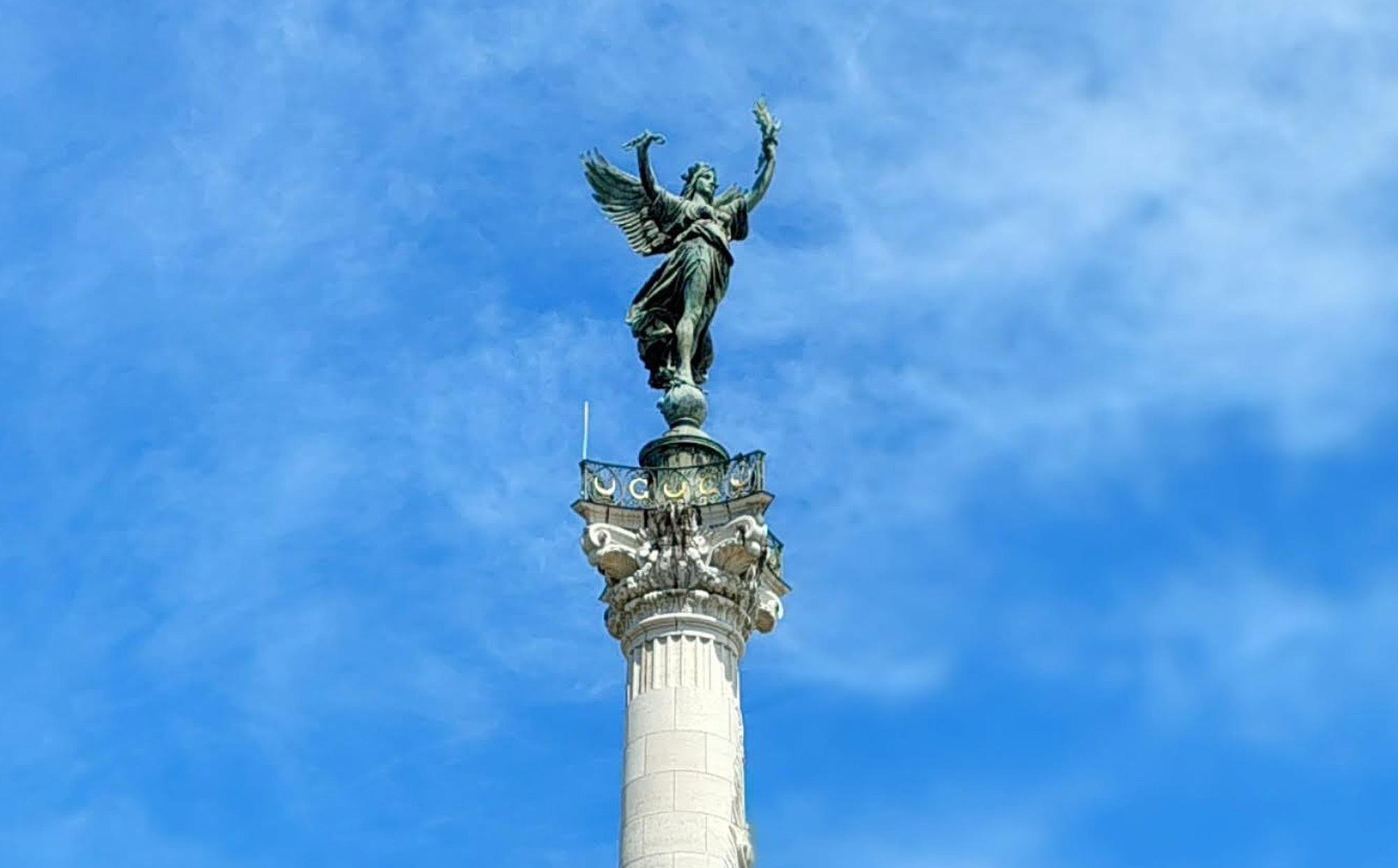 Detalle del monumento a los Girondinos.