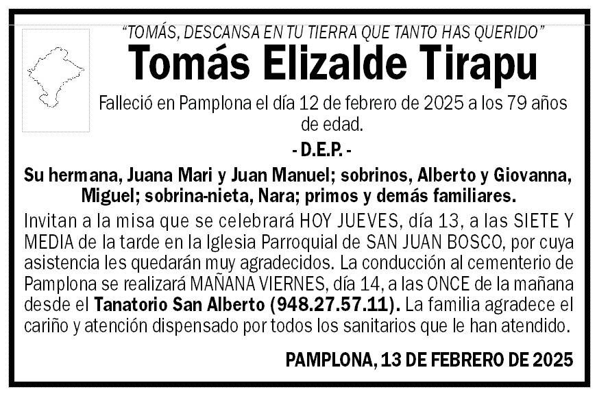 Tomás Elizalde Tirapu