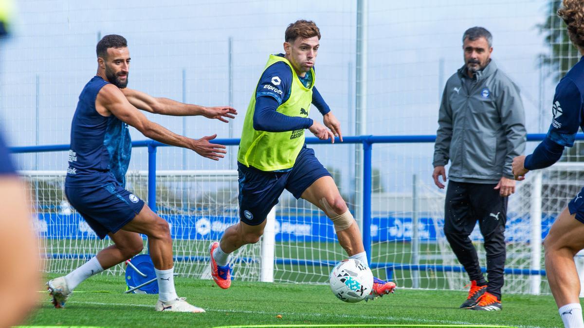 Lucas Boyé se perfila hoy como titular en ataque. Foto: Alavés