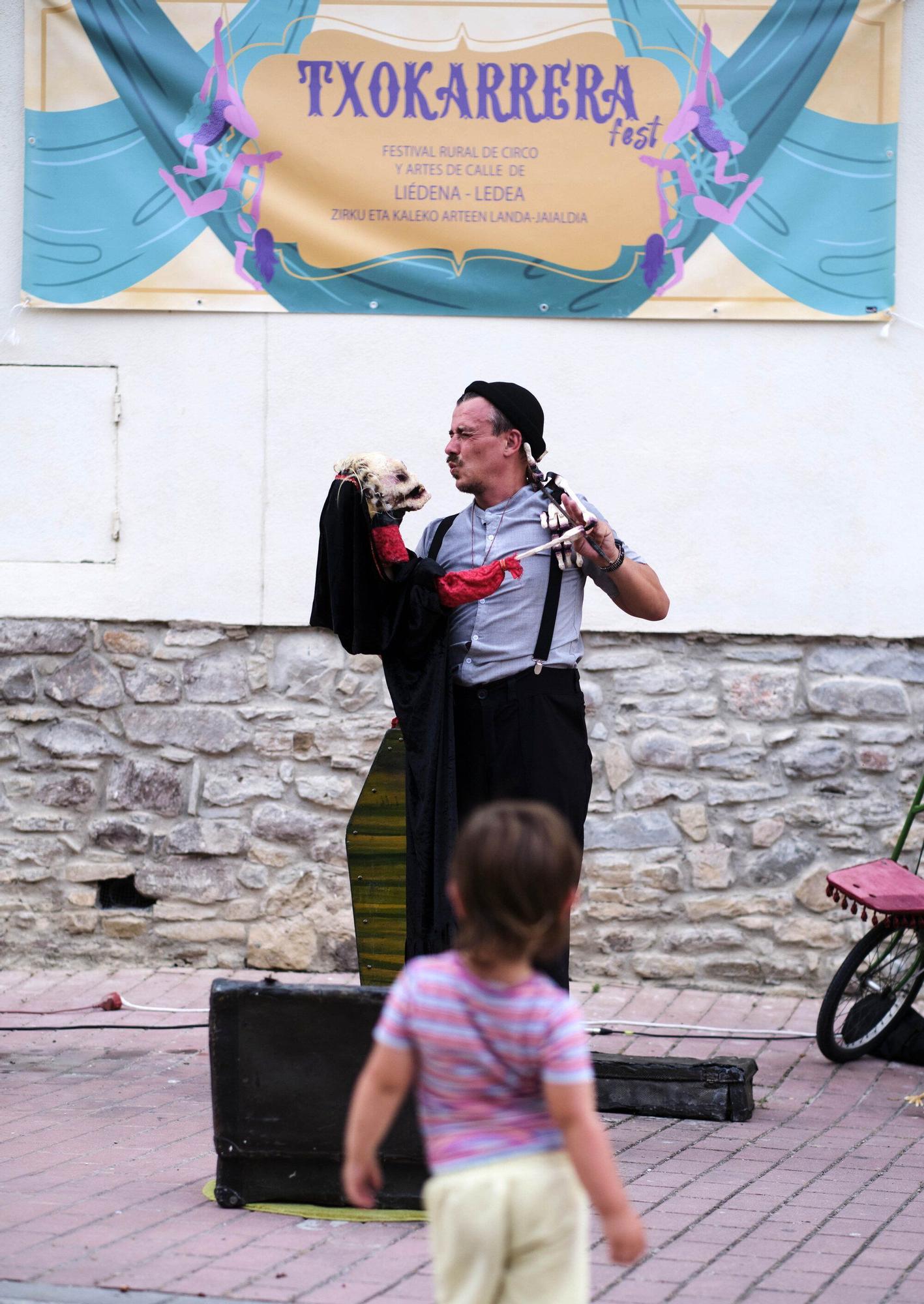 Imágenes del Txokarrera Fest de Liédena