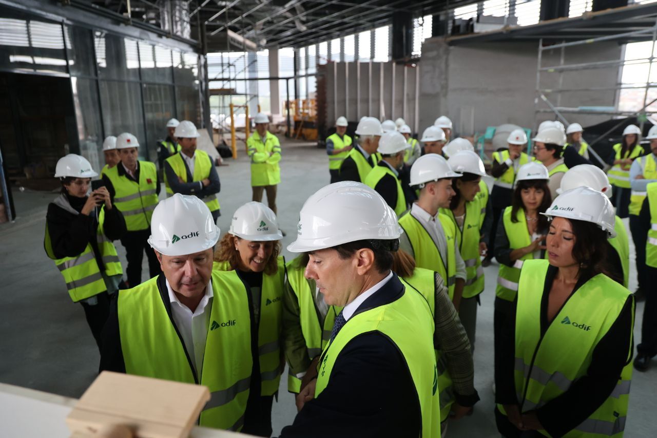 La nueva estación de tren de Irun toma forma