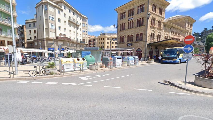 Detenido de madrugada en Estella-Lizarra por la quema de un contenedor