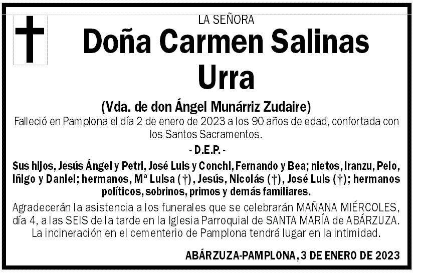 Carmen Salinas Urra