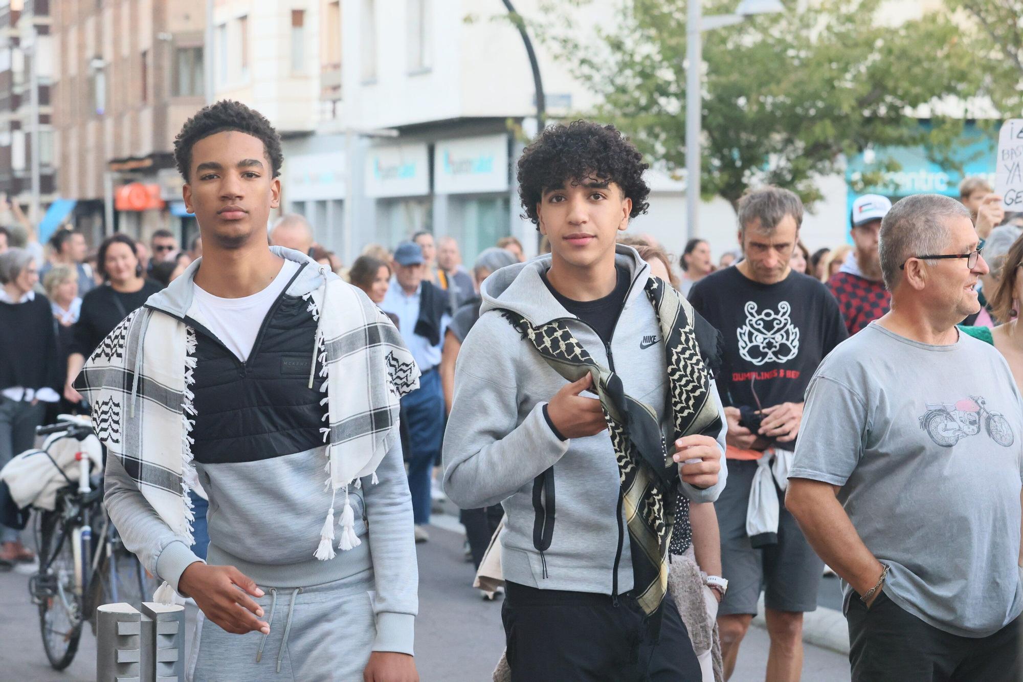 En imágenes: Vitoria protesta contra el genocidio en Gaza