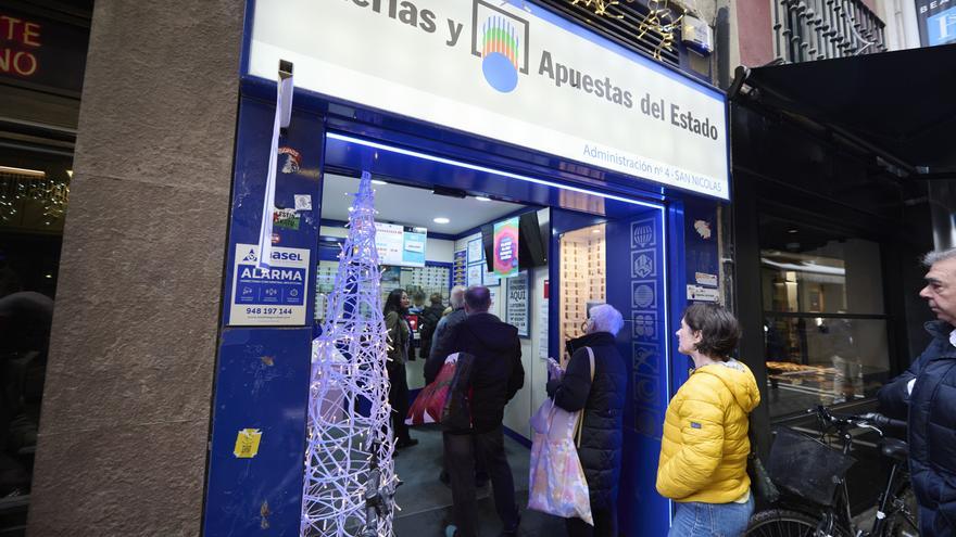 Satisfacción en los puntos de venta de lotería de Navarra, que consigna más de 58 euros por persona