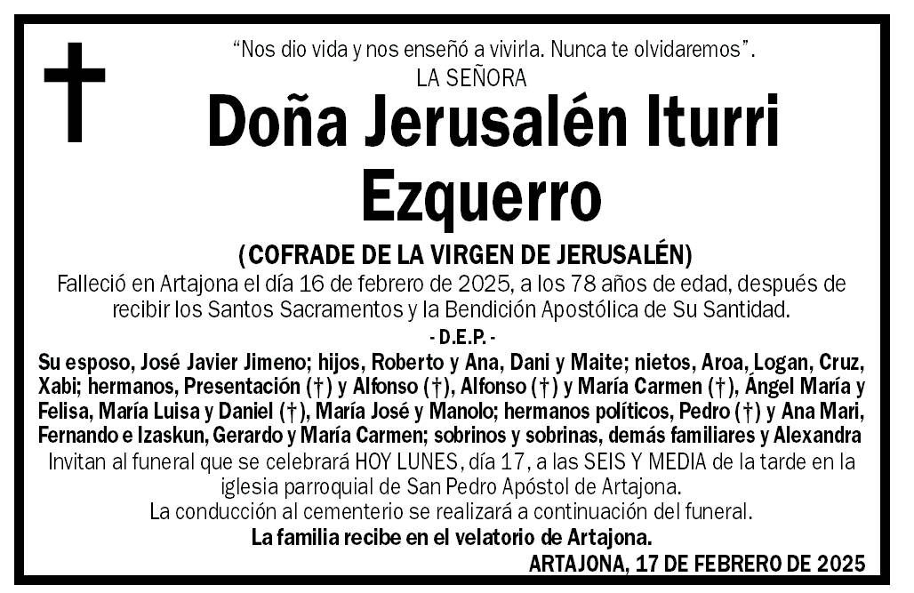 Jerusalén Iturri Ezquerro
