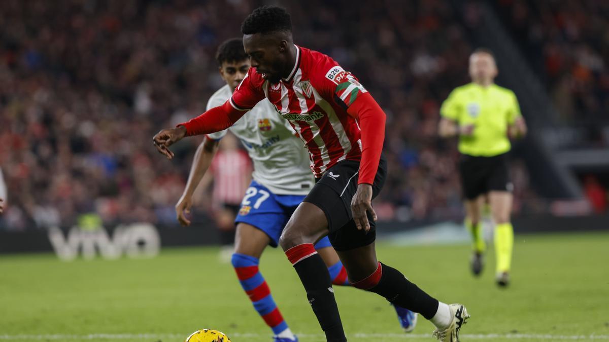 Iñaki Williams y Yamine Lamal.