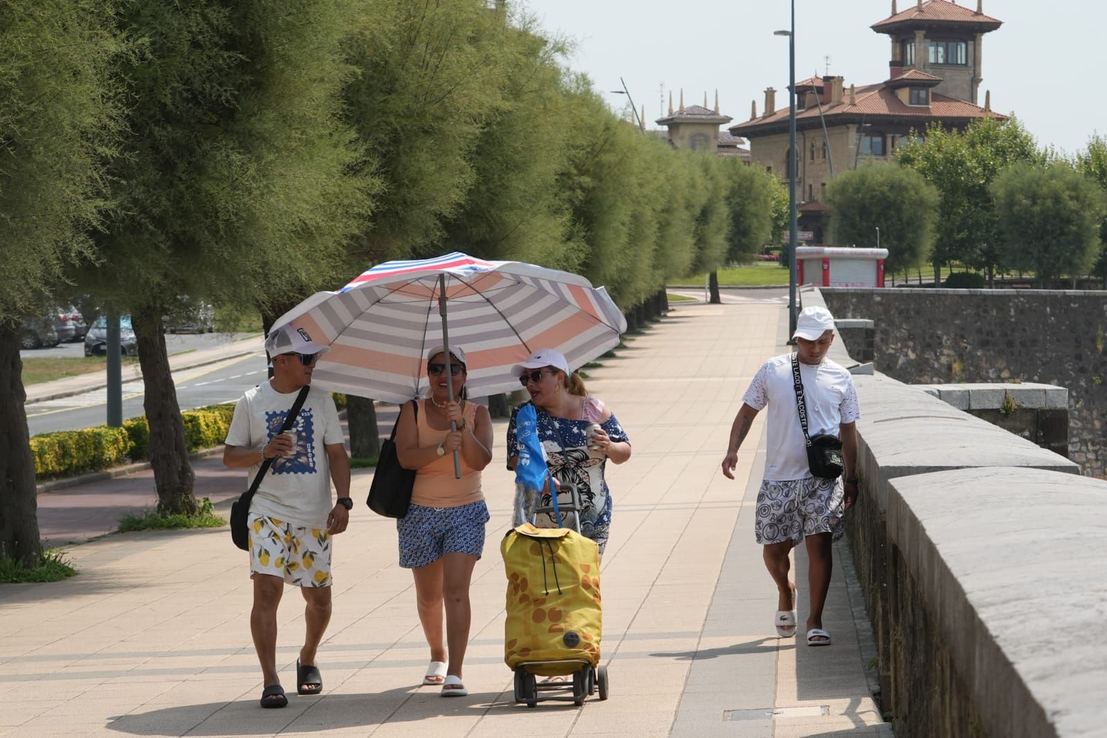 En fotos: Bizkaia vuelve a achicharrarse