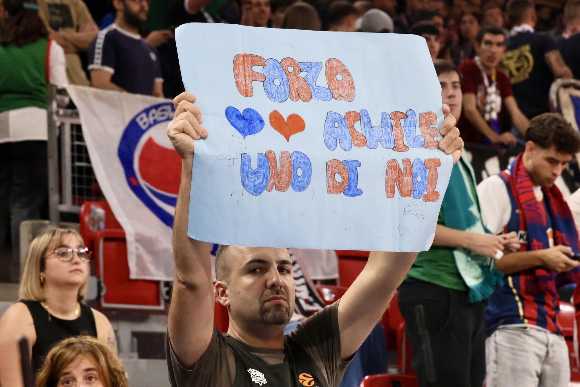 En imágenes: Ambiente en el Baskonia - Bologna (¡Búscate en las fotos!)