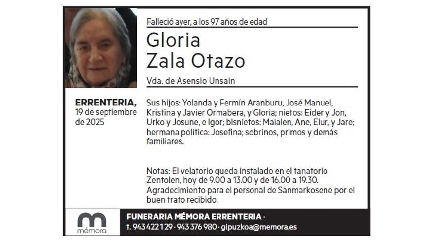GLORIA ZALA OTAZO