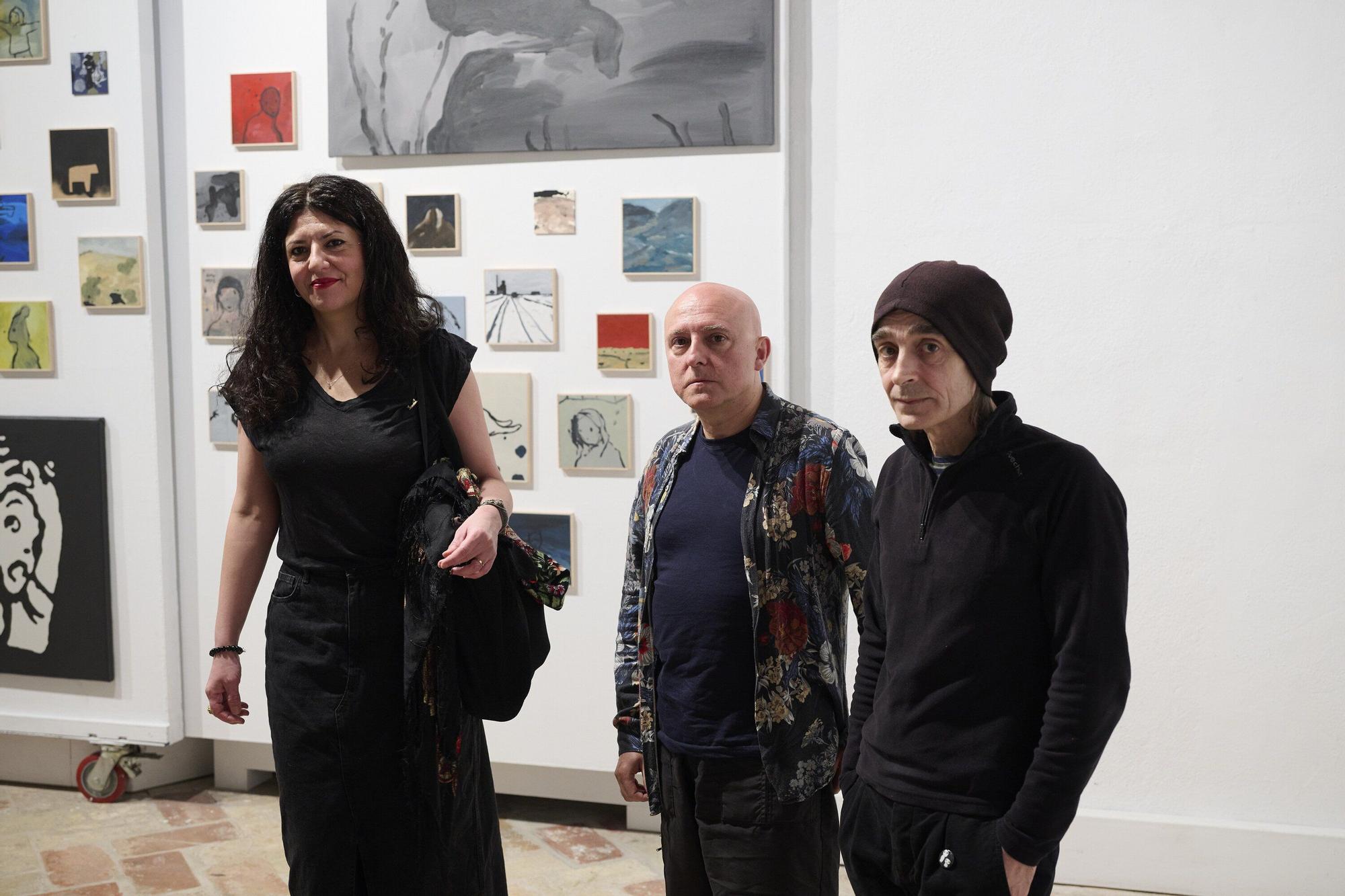 Presentación de la exposición 'Futuro Cancelado', con Greta Alfaro, Edu López y Txuspo Poyo