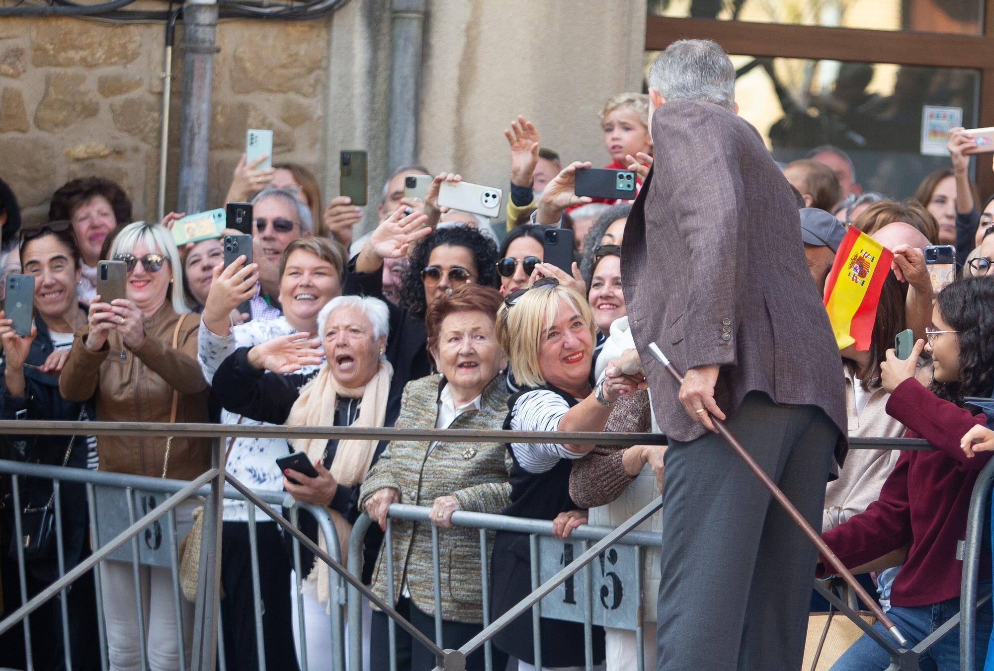Fotos de la visita de los Reyes a Olite y Tudela