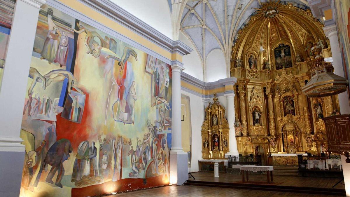 Interior de la iglesia de Antezana de Foronda.