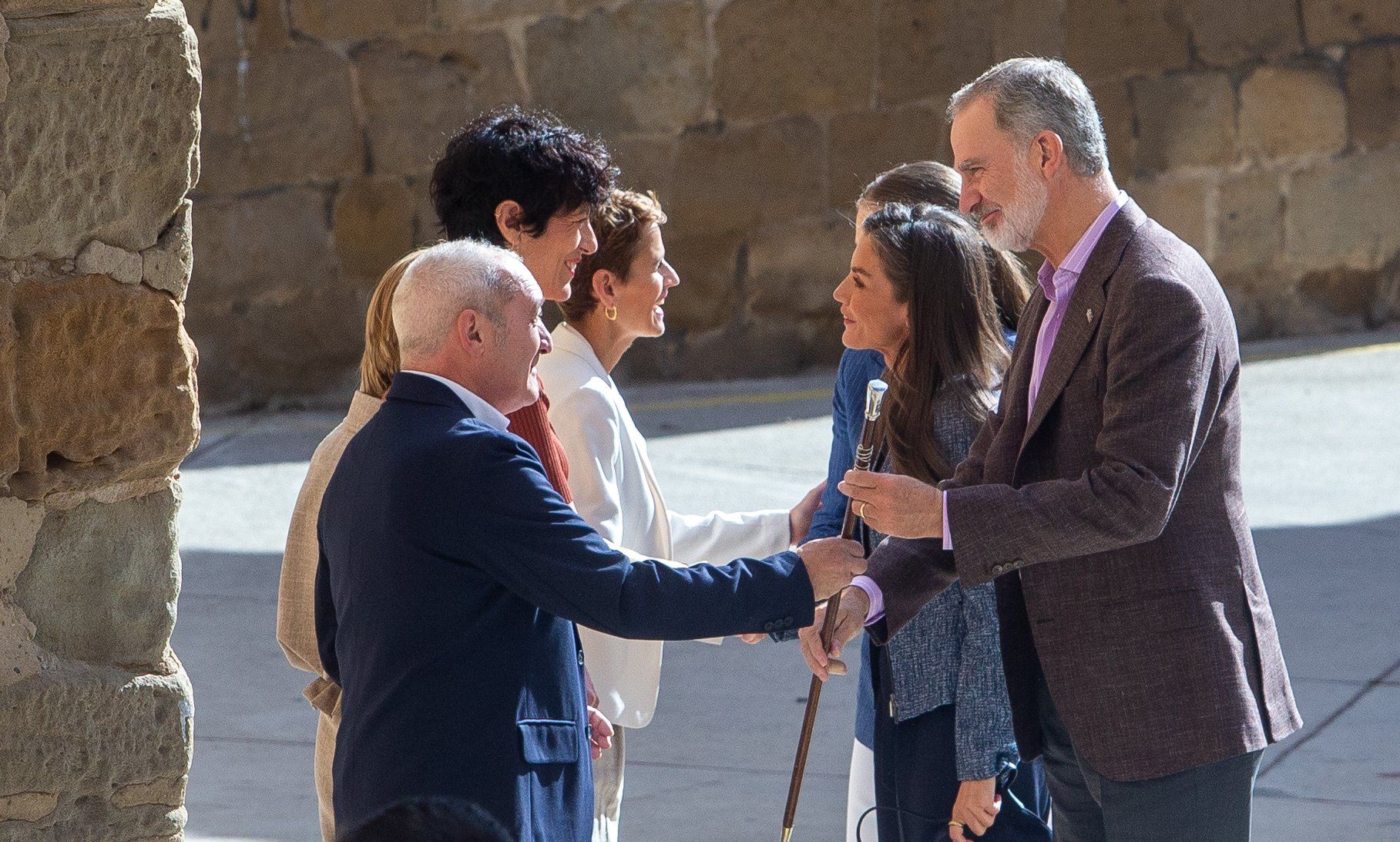 Fotos de la visita de los Reyes a Olite y Tudela