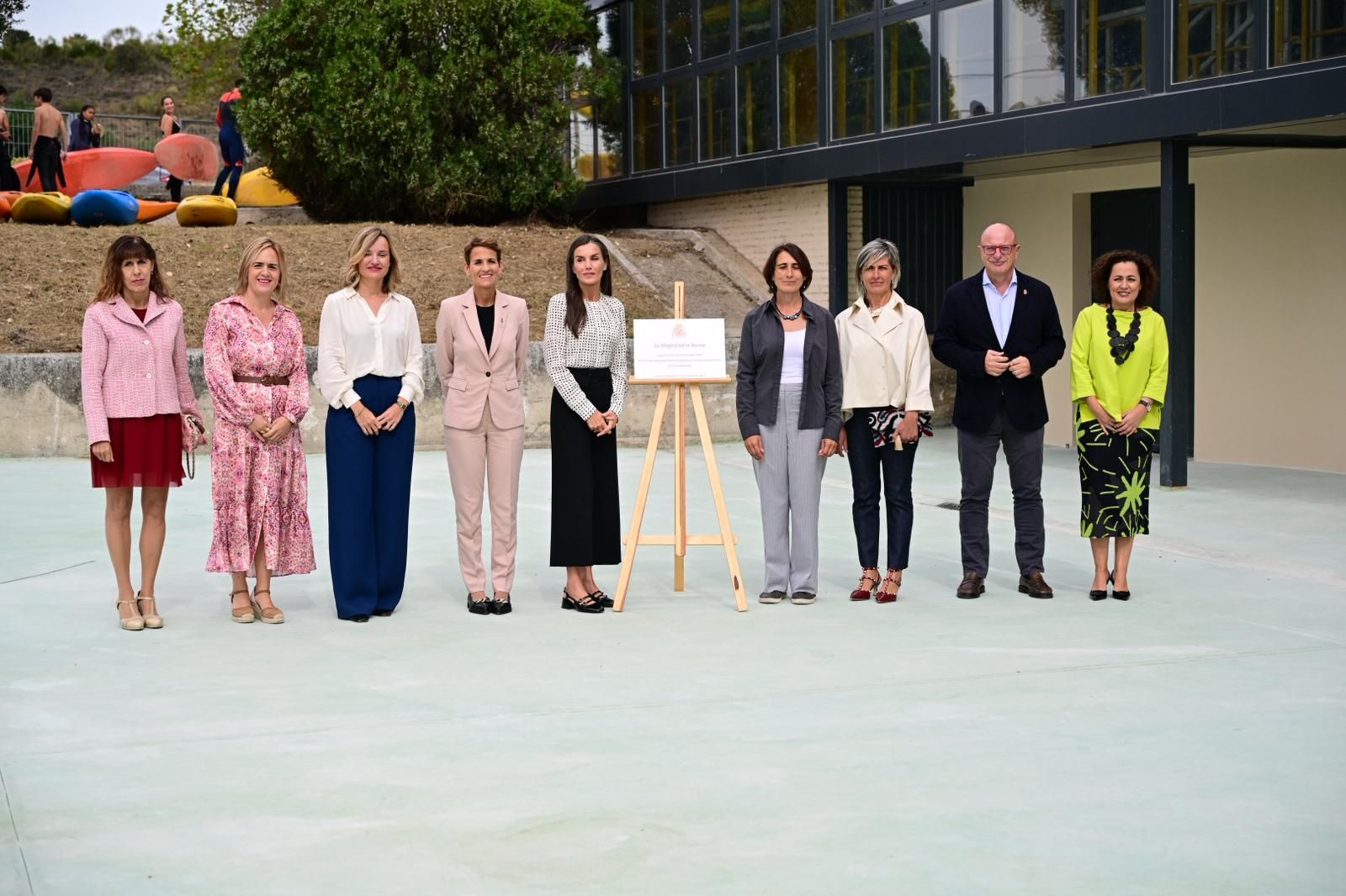 Fotos de la visita de la reina Letizia al CIP FP Lumbier IIP