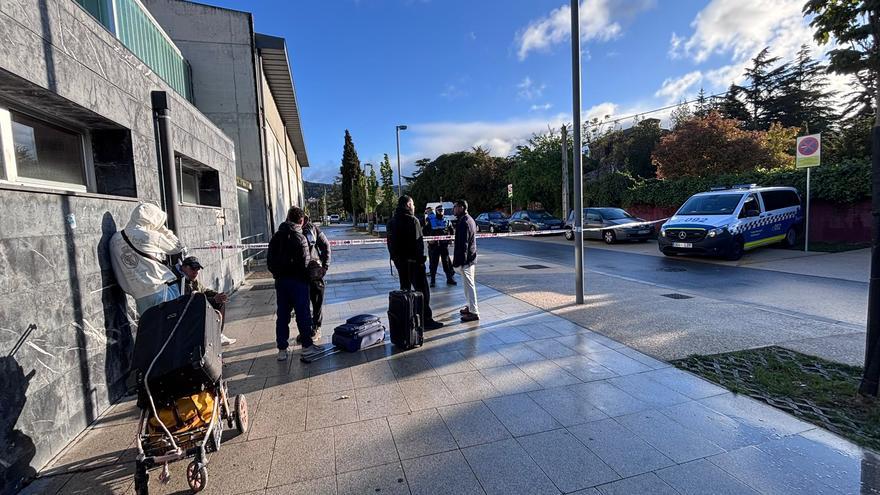 Desalojado el campamento de migrantes en Aranzadi