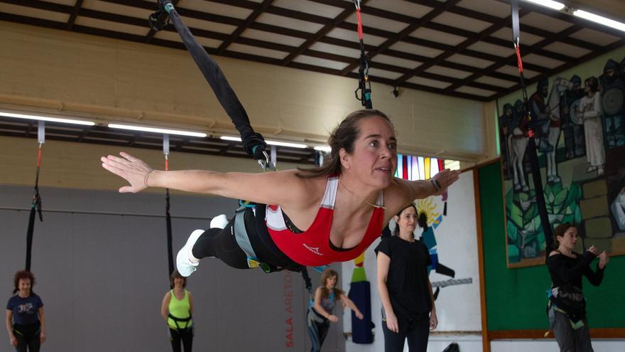 El Bungee, un deporte tailandés que mezcla acrobacias y artes circenses y que es pionero Navarra