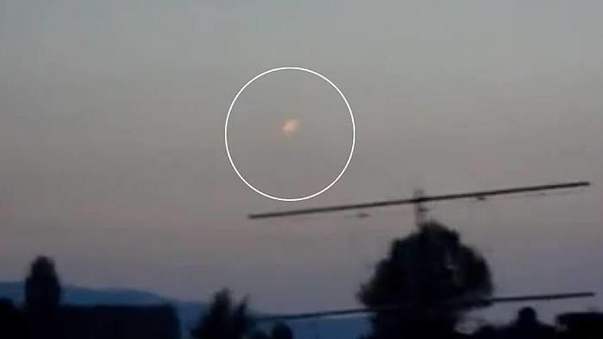 Un meteorito ilumina el cielo al norte de Argentina.