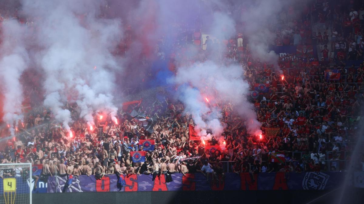Fotos: Chute de energía en El Sadar antes del Getafe - Osasuna