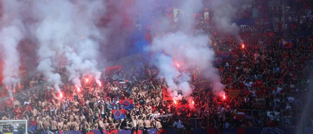 El Sadar, una caldera un día antes del Getafe-Osasuna