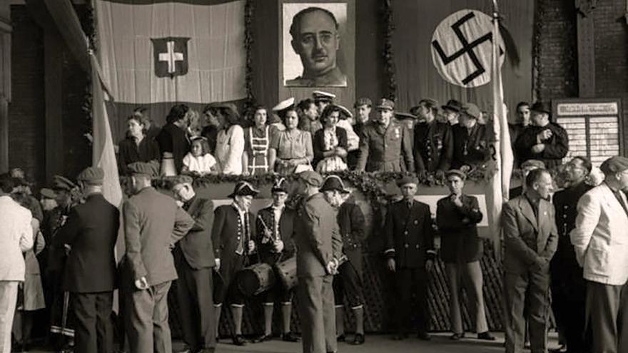 Recepción a Franco en Donostia.