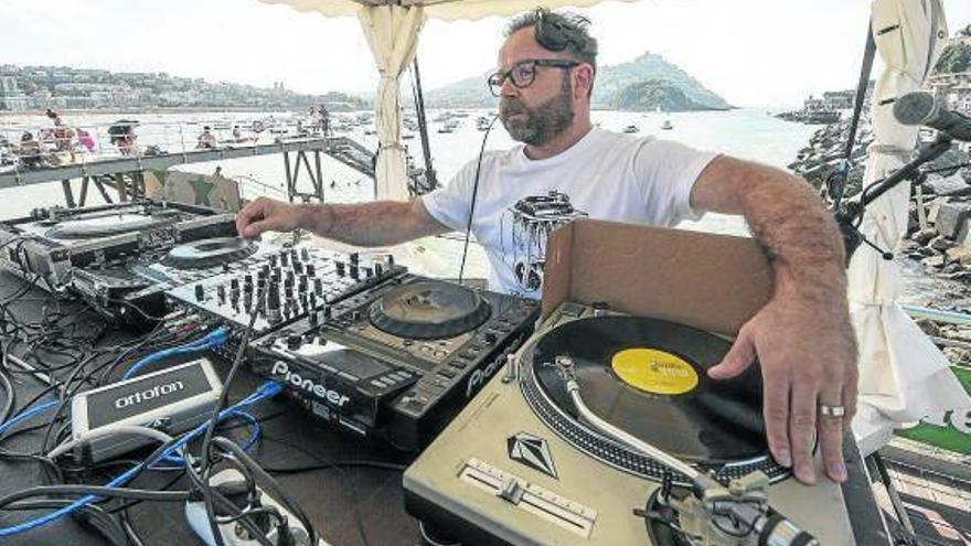 Manel Ruiz, ayer en la sesión que ofreció en el Nauticool.