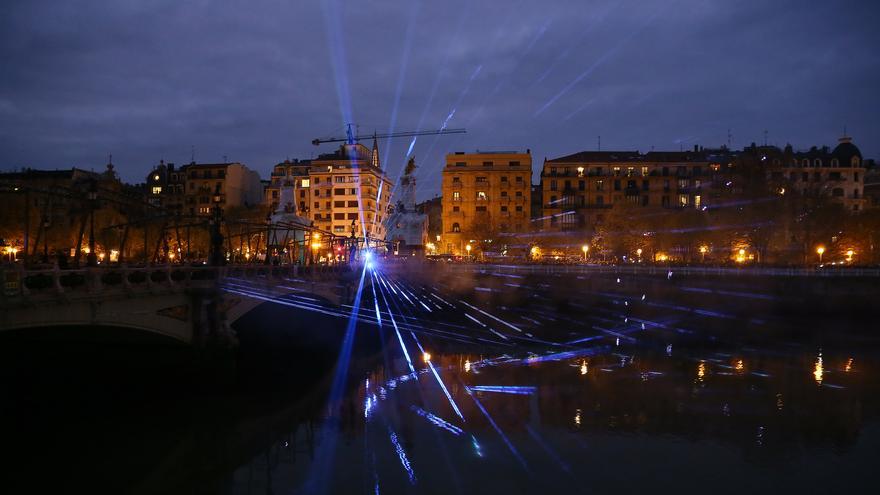 Las luces de Navidad de Donostia ya están encendidas