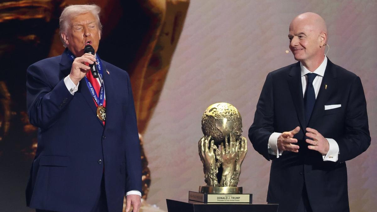 Discurso de Trump tras recibir el primer Premio de la Paz de la FIFA.