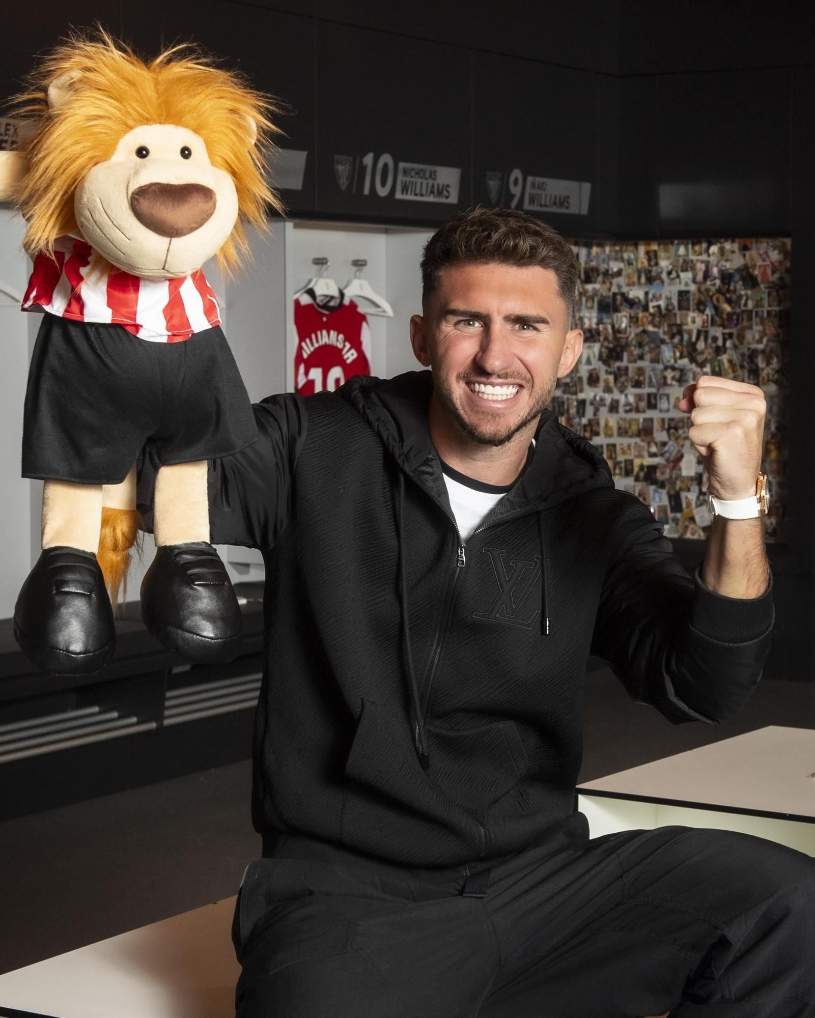 En imágenes: así luce de nuevo Laporte la camiseta del Athletic