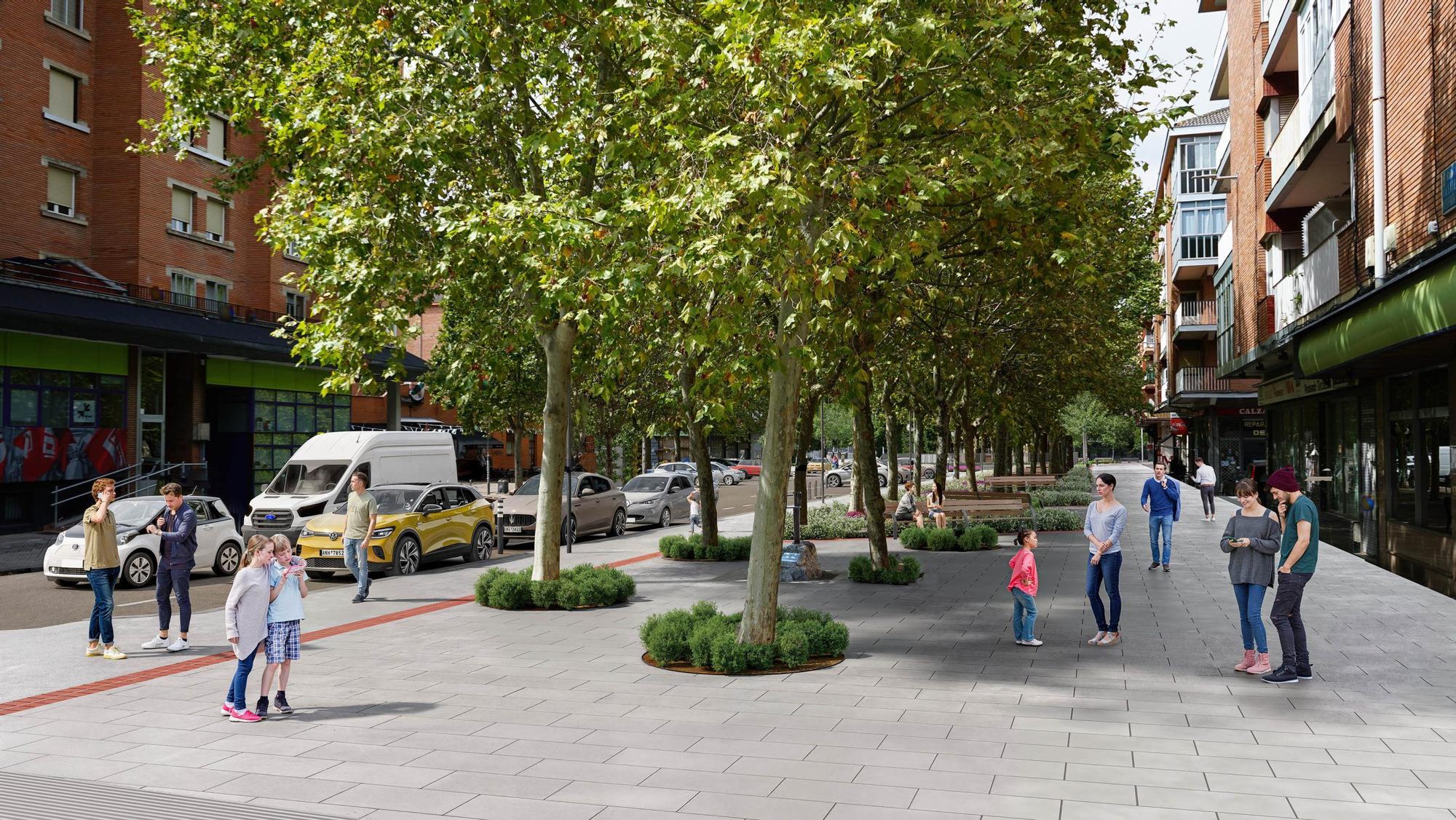 Una exposición muestra cómo será Zaramaga tras la reforma