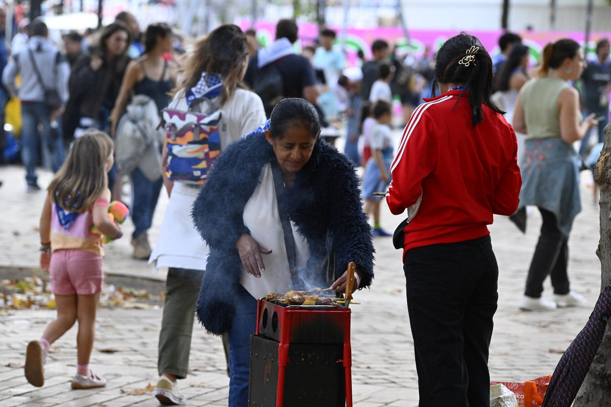 En imágenes: puestos de comida ilegal en Aste Nagusia