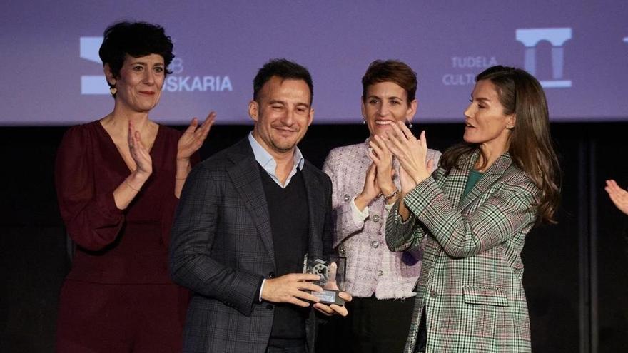 El cine se rinde al &quot;gran talento&quot; de Amenábar en Tudela con presencia de la reina Letizia