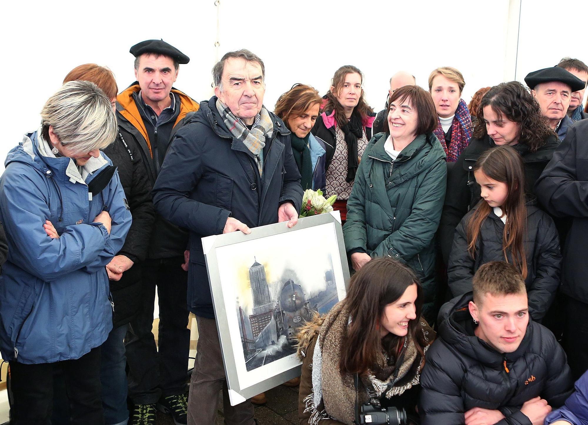 Fotos del homenaje a Mikel Zabalza en el 40 aniversario de su muerte tras ser detenido por la Guardia Civil