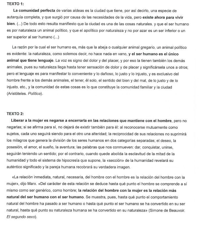 Examen de Historia de la Filosofía.