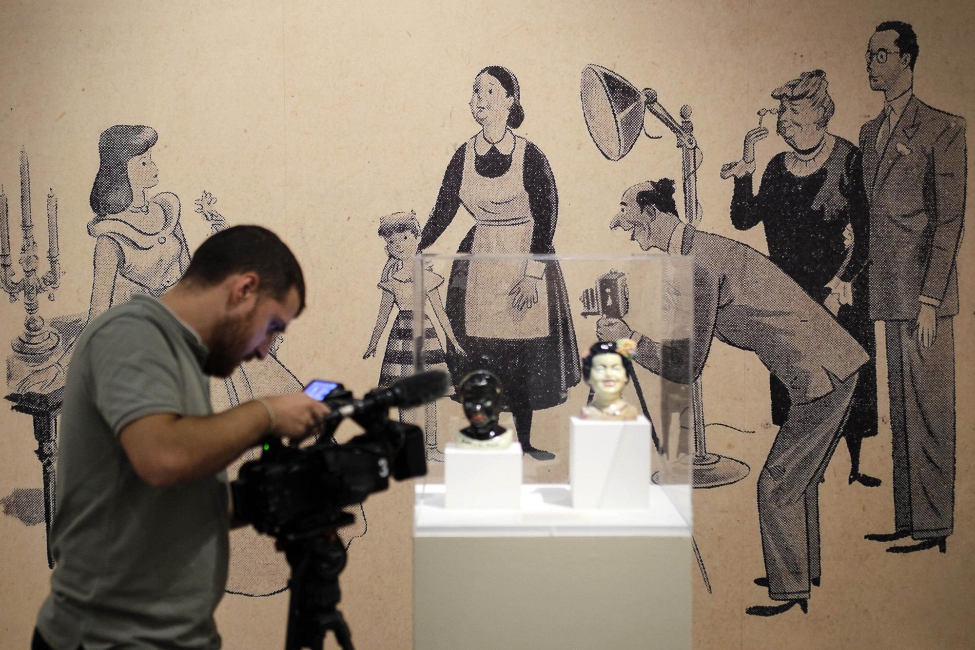 Fotos de la exposición temporal del Museo de Navarra 'Mariano Zaragüeta'