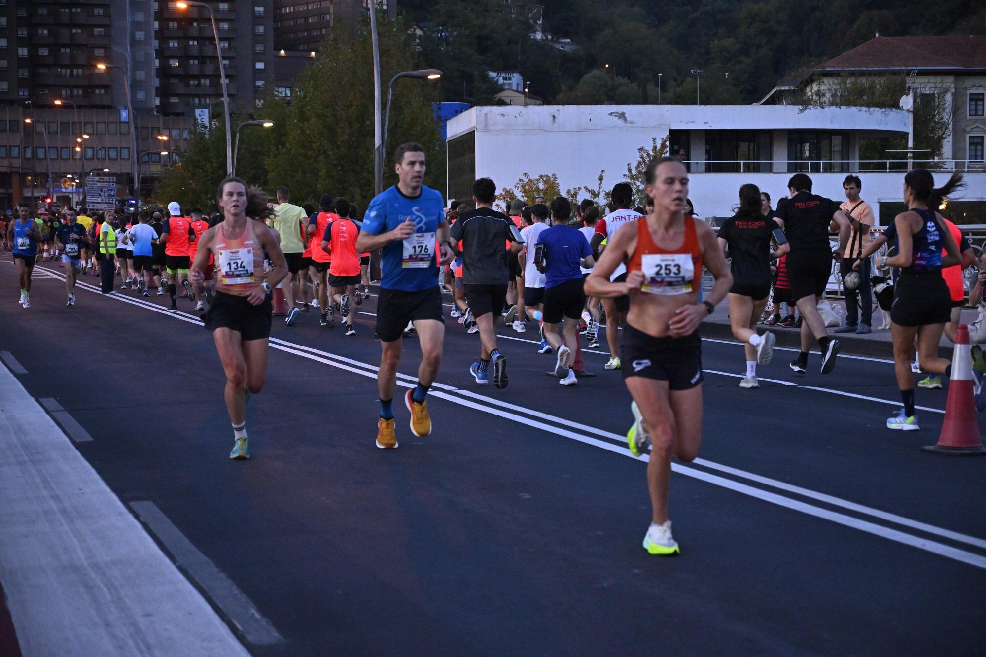 El Bilbao Night Marathon, en imágenes