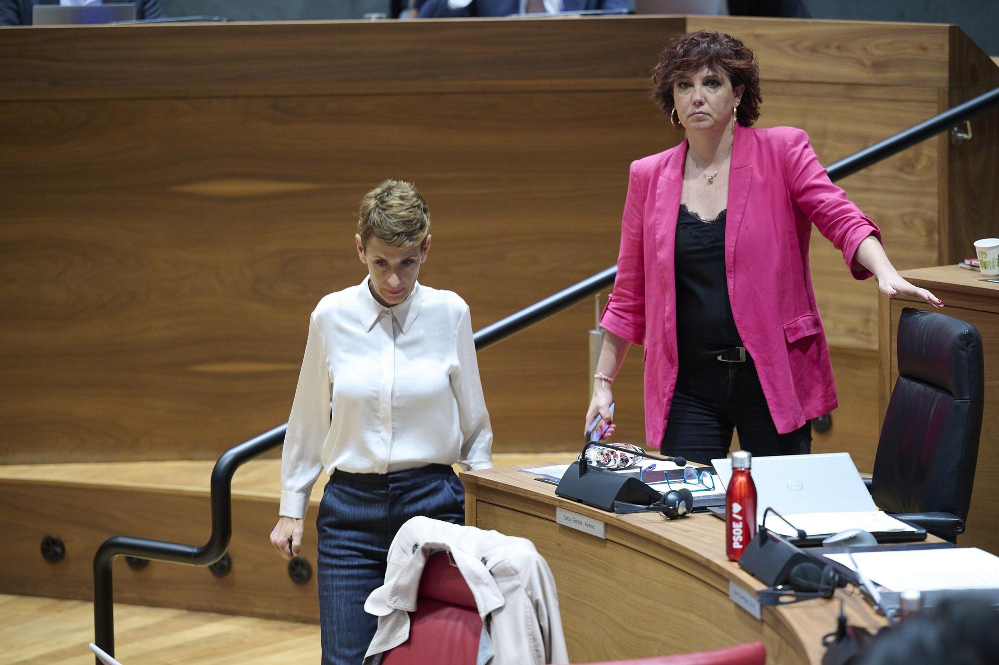 Fotos del pleno del Parlamento de Navarra (jueves 25 de septiembre de 2025)