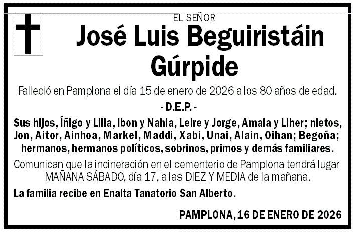 José Luis Beguiristáin Gúrpide