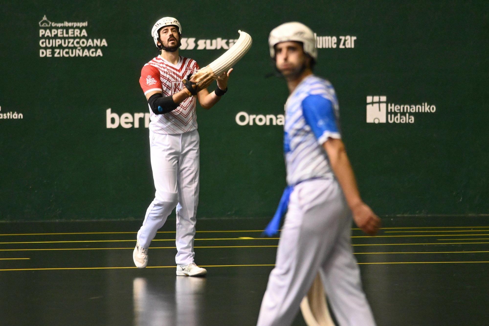Aritz Juanenea supera a Endika Barrenetxea por 27-30 en la final del Individual Eusko Label de remonte.