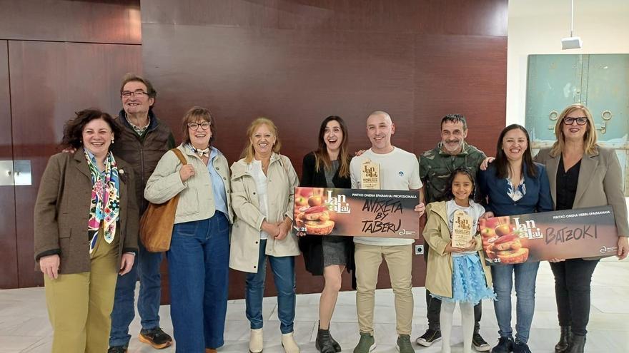 Antxeta by Taberu y Batzoki ganan el concurso de pintxos Jan Alai de Amorebieta