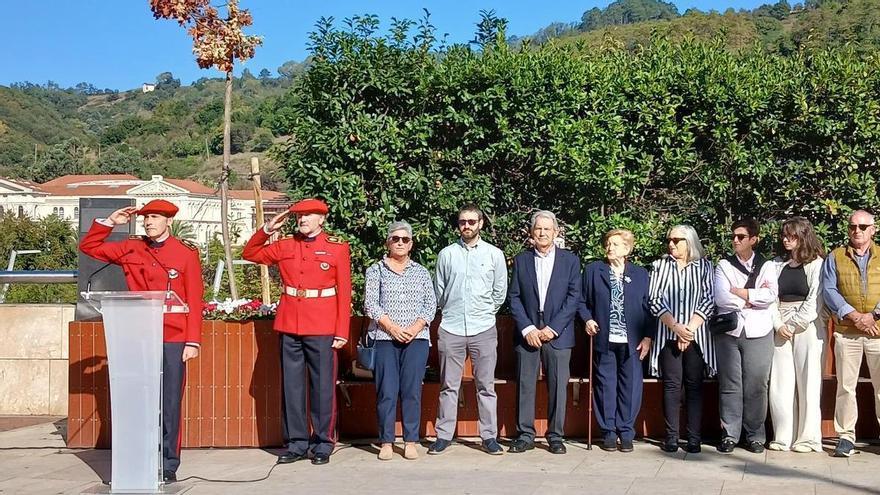 La Ertzaintza homenajea a Txema Aguirre, agente asesinado por ETA el 13 de octubre de 1997 junto al Museo Guggenheim