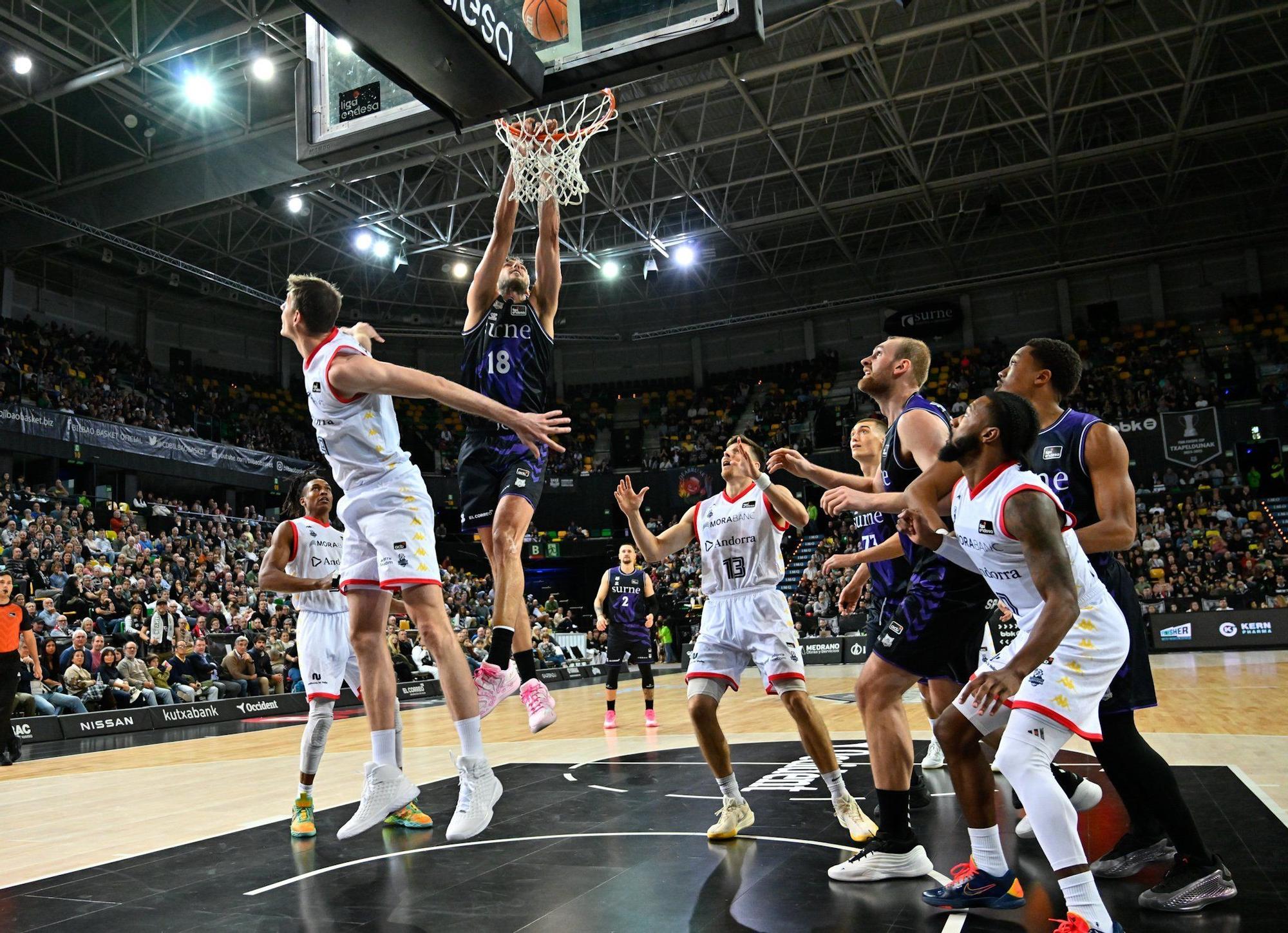 El Surne Bilbao Basket-Morabanc Andorra, en imágenes