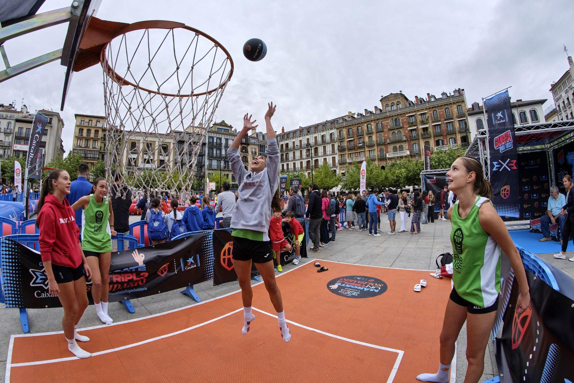 Fotos del circuito 3x3 de baloncesto Caixabank