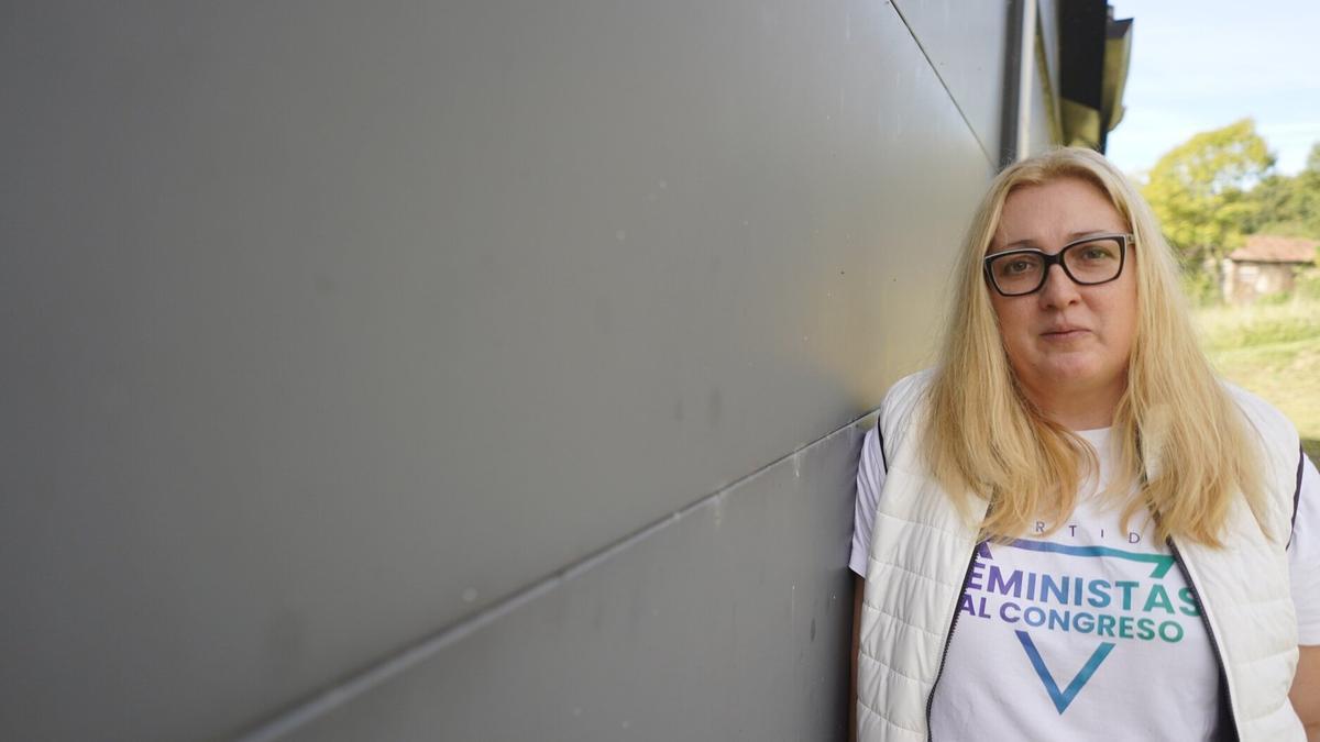 Zuriñe Ojeda, vicepresidenta del partido Feministas al Congreso.